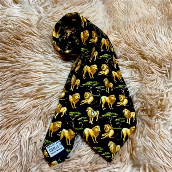 Designer luxury 100% silk tie bundle 2pc Dior Valentino - Picture 2 of 11